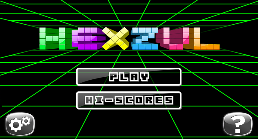 Hexzul - start screen